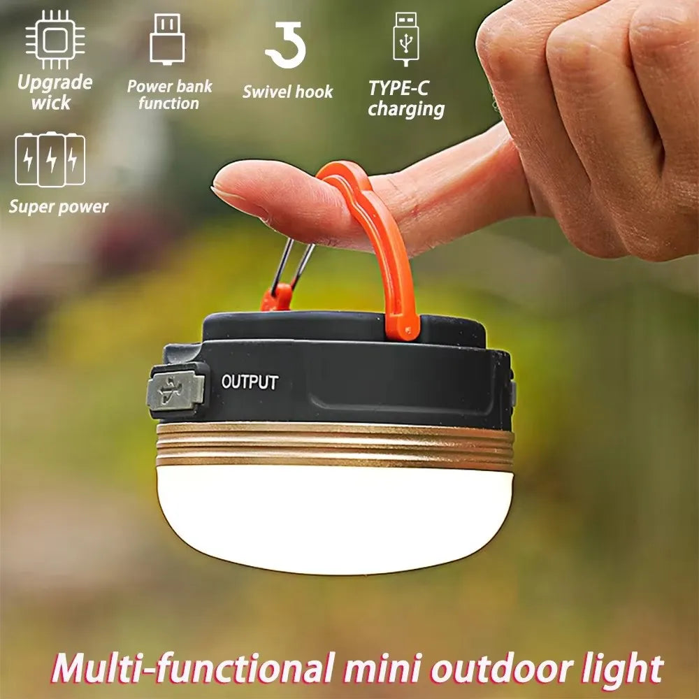 10W USB Rechargeable COB+LED Camping Lantern