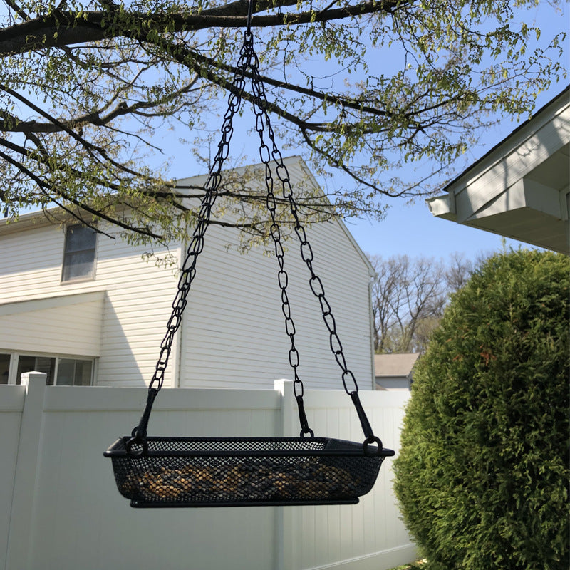Heavy-Duty Hanging Metal Bird Feeders for Backyard
