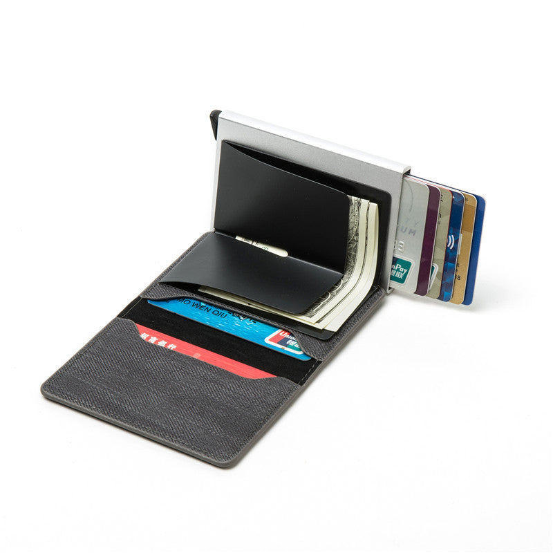 RFID Blocking Denim-Texture Wallet