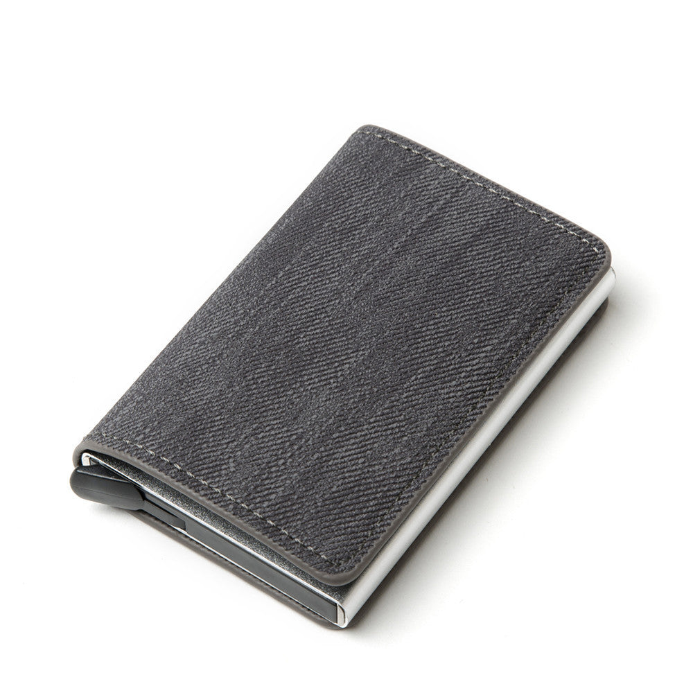 RFID Blocking Denim-Texture Wallet