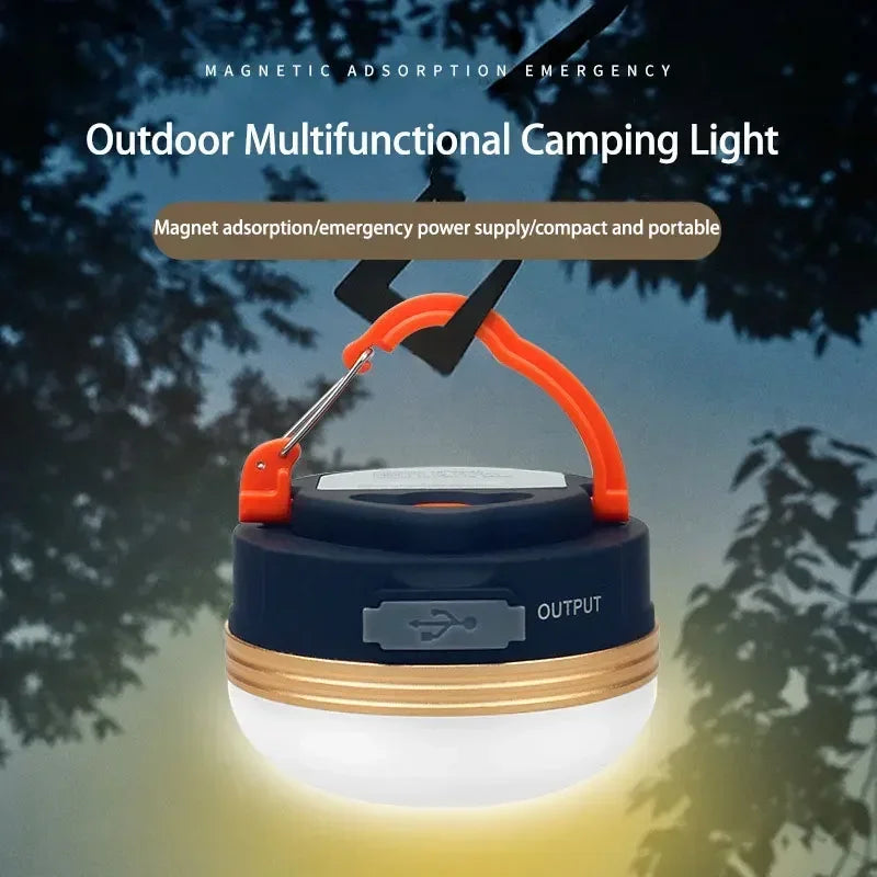 10W USB Rechargeable COB+LED Camping Lantern