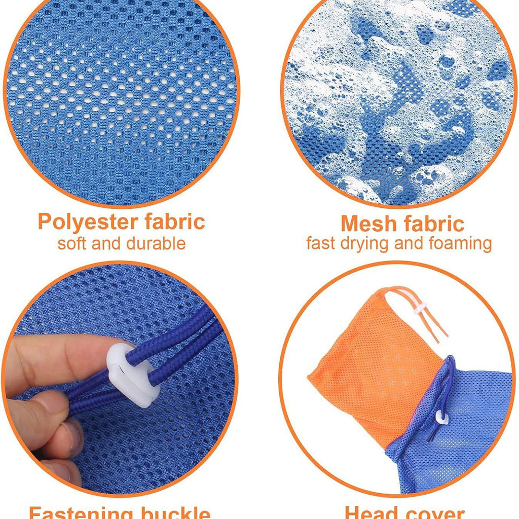 Cat Shower Cleaning & Restraint Bag Multifunctional Adjustable Polyester Beauty Bath Bag