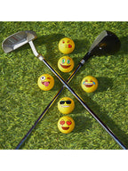 Emoji Double‑Layer Practice Golf Balls Gift Box – 12 Fun Cartoon Faces