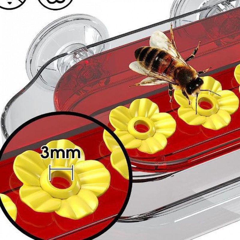 Suction Cup Hummingbird Feeder for Windows