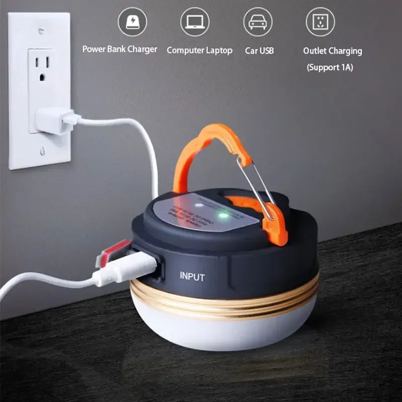 10W USB Rechargeable COB+LED Camping Lantern