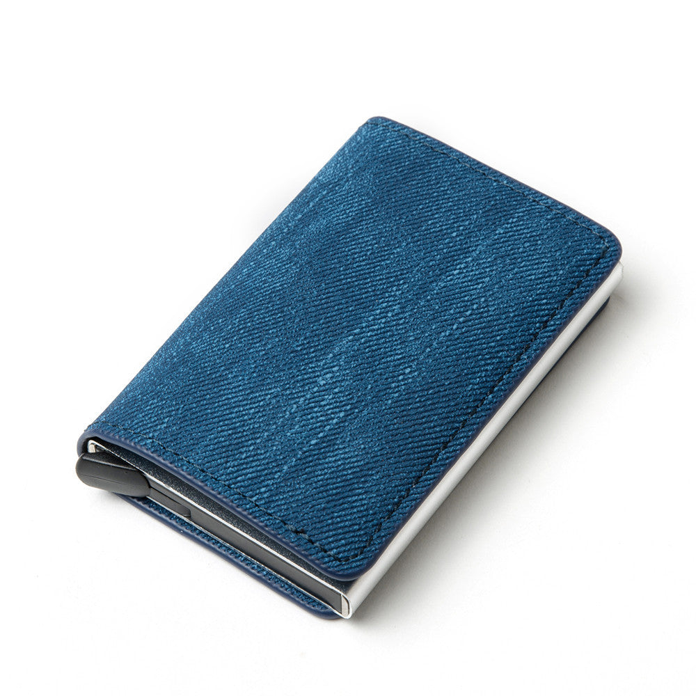 RFID Blocking Denim-Texture Wallet