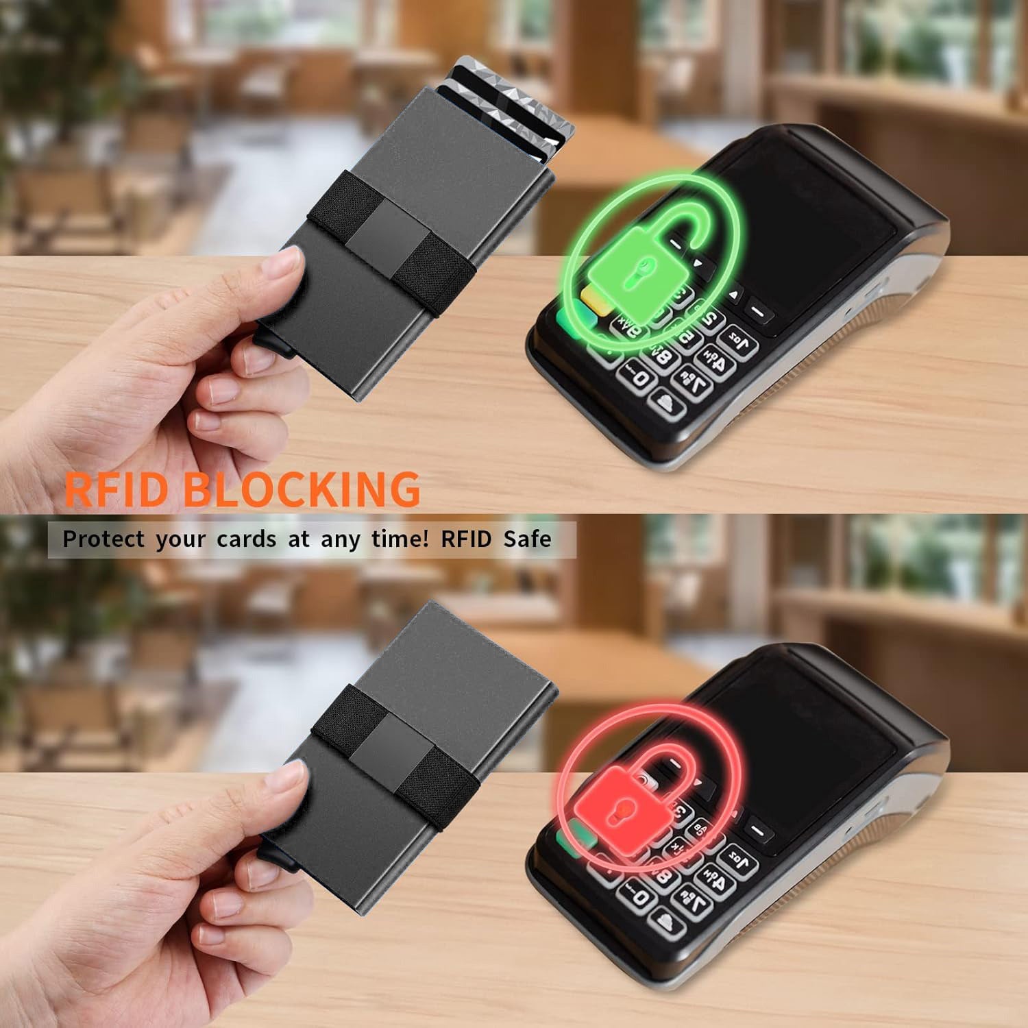 Quick-Eject RFID Blocking Wallet
