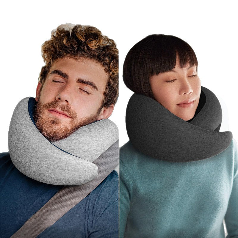 U-Shaped Travel Pillow – Compact Comfort for Airplane & Road Trips