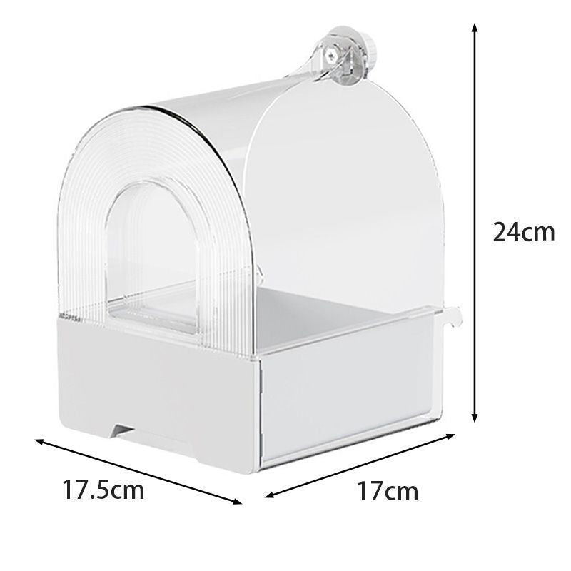 Bird bath for cockatiel