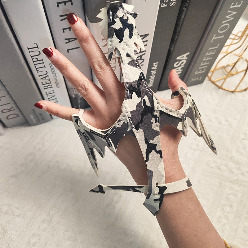 Leather Hand Dragon Bracelet