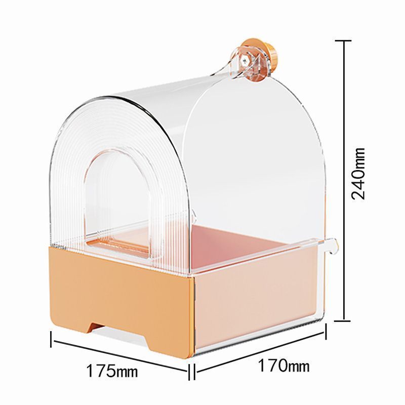 Bird bath for cockatiel