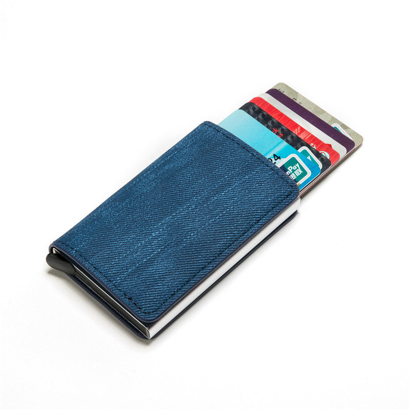 RFID Blocking Denim-Texture Wallet