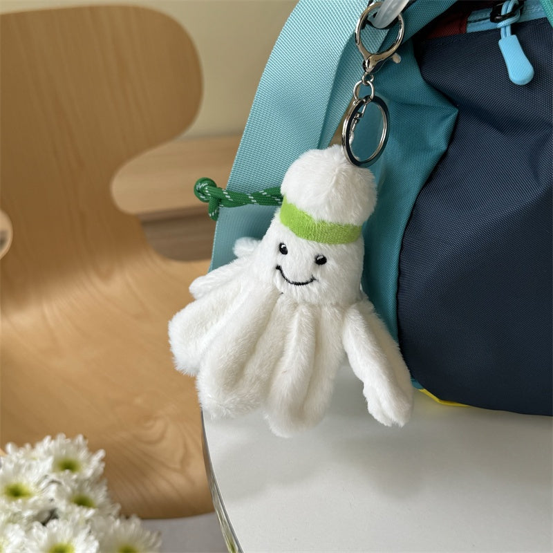 Cute Plush Sports Ball Bag Charms - Kawaii Amigurumi Style Stuffed Toy Bag Charms for Kids & Sports Fans