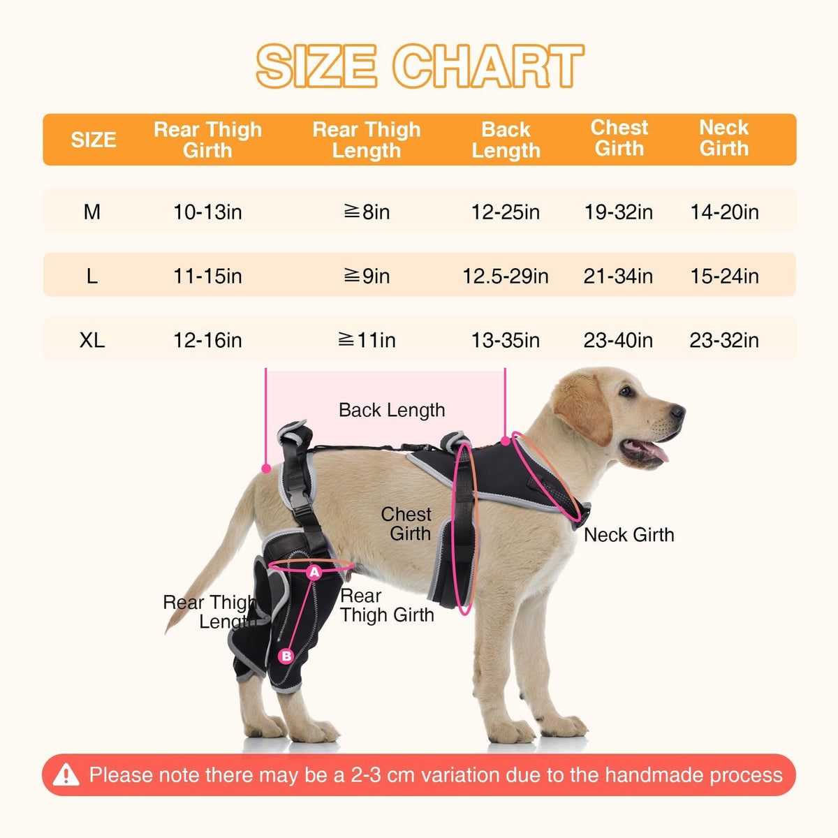 Detailed Size Chart