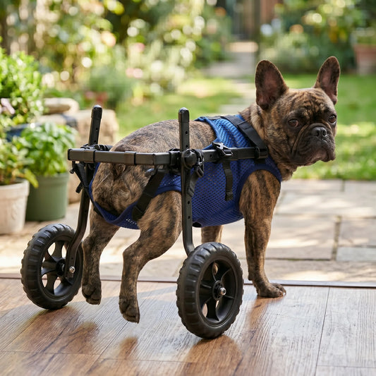 Lightweight Adjustable Dog Wheelchair for Rear Legs