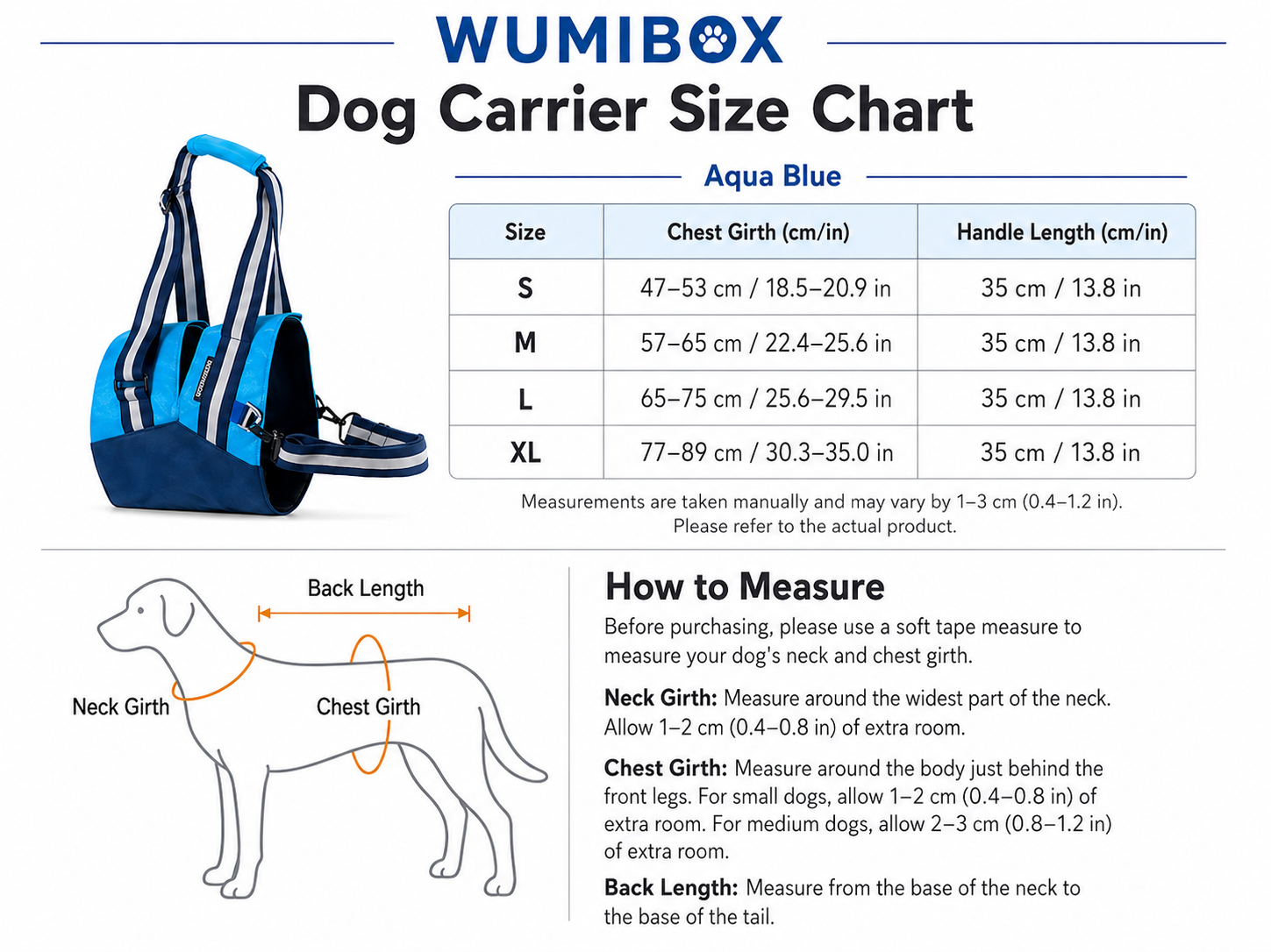 Dog Lift Harness for Forebody