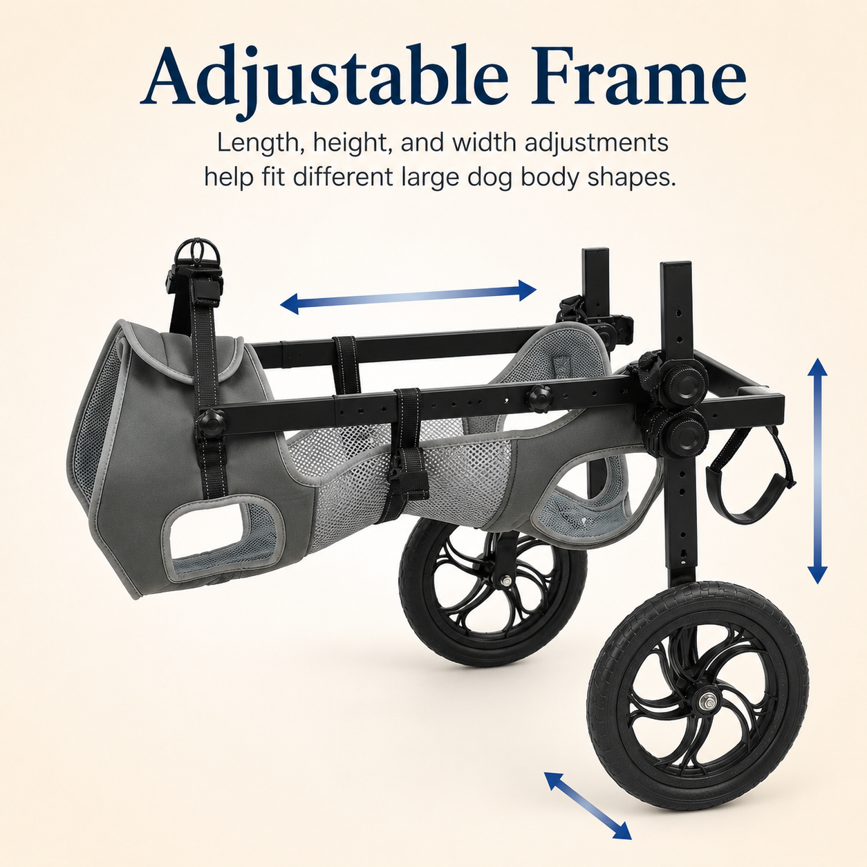 Large Dog Wheelchair for Back Legs