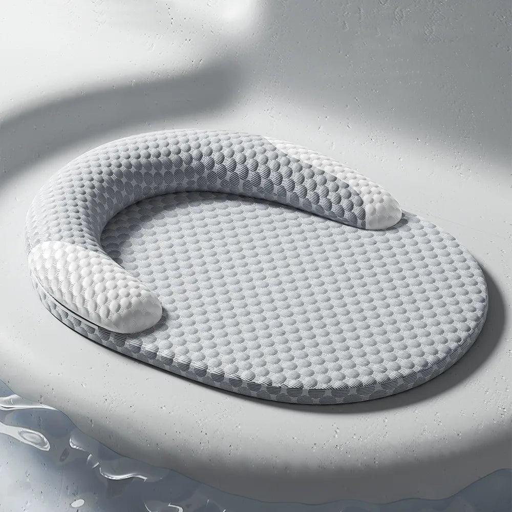 Cooling Dog Bed with Neck Pillow