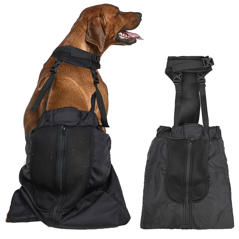Disabled Dog Protect Drag Bag Breathable Nylon Indoor Paralyzed Dogs Cats Recovery Carrier Bag