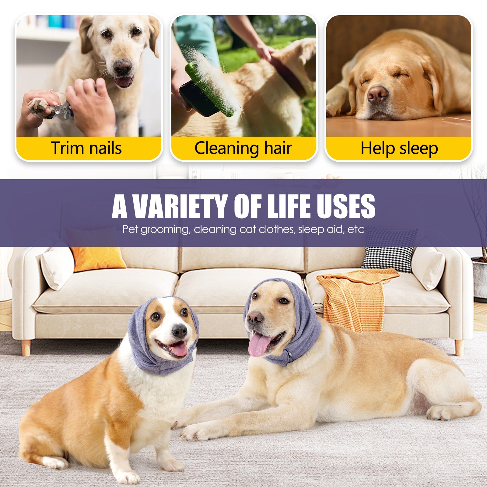 Dog Anxiety Relief Hood