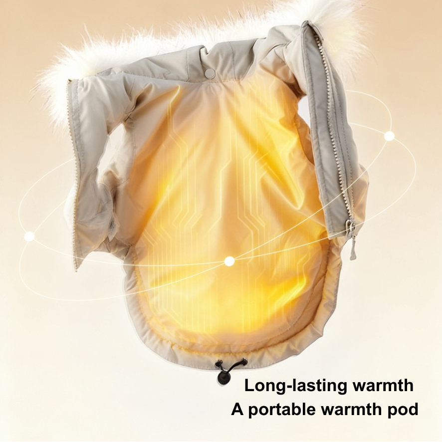 Dog Hooded Puffer Jacket