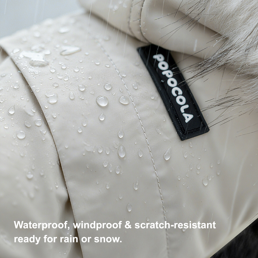 Dog Hooded Puffer Jacket