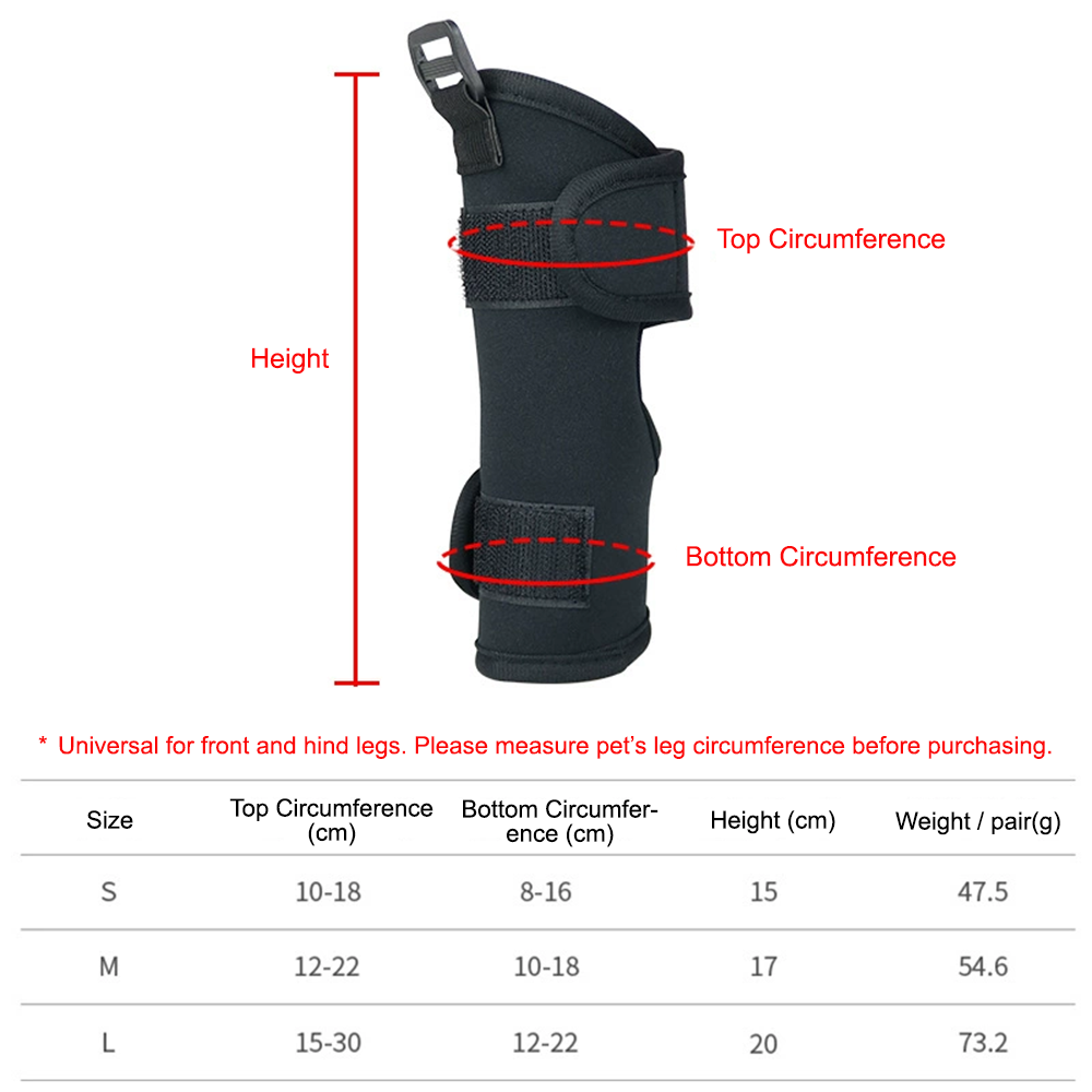 Dog Leg Support Brace with Lift Strap