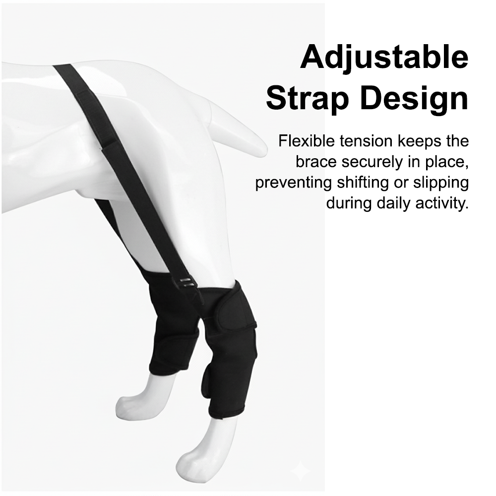 Dog Leg Support Brace with Lift Strap