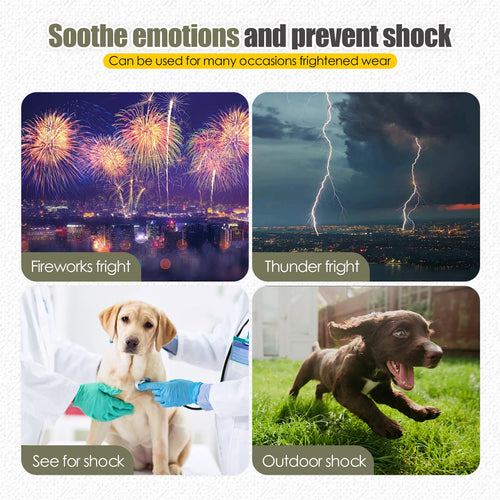 Dog Anxiety Relief Vest with Ear Cover