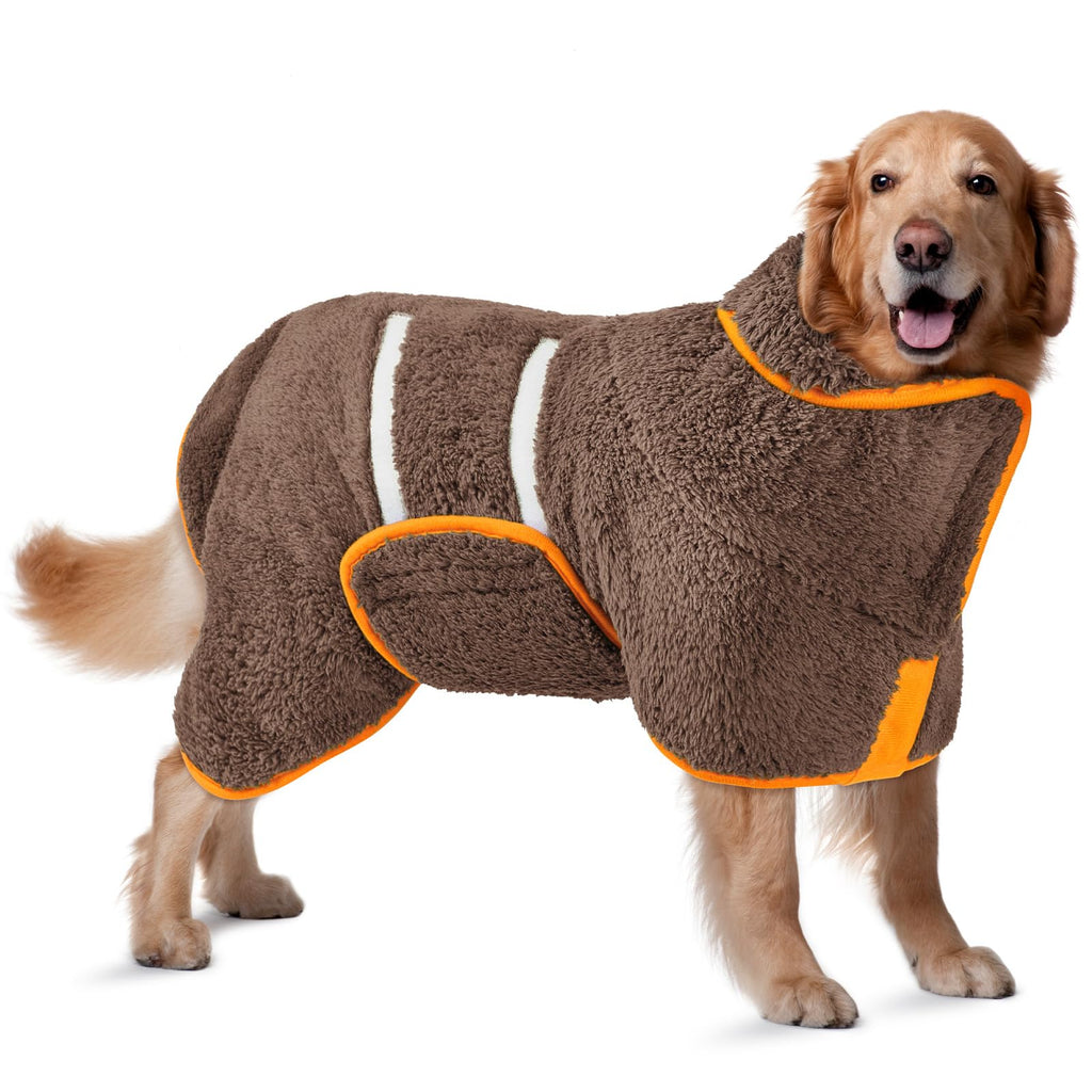Dog Bathrobe Quick Drying Super Absorbent Dog Robes