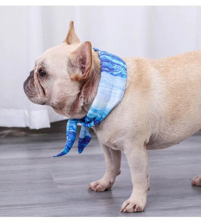 Dog Cooling Bandana Outdoor Heatstroke Prevention Cooling Towel