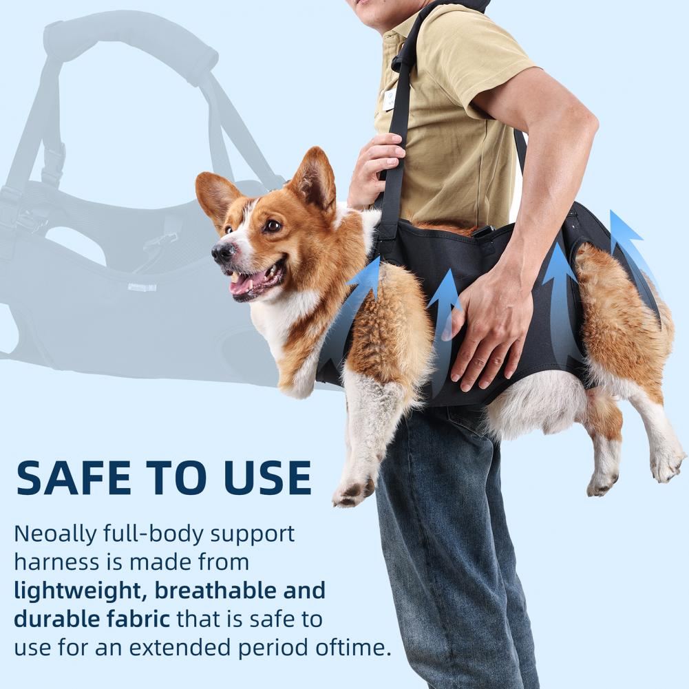 Dog Lift Harness For Large Dogs Sling Dog Walking Assistance Adjustable Pet Support Harness