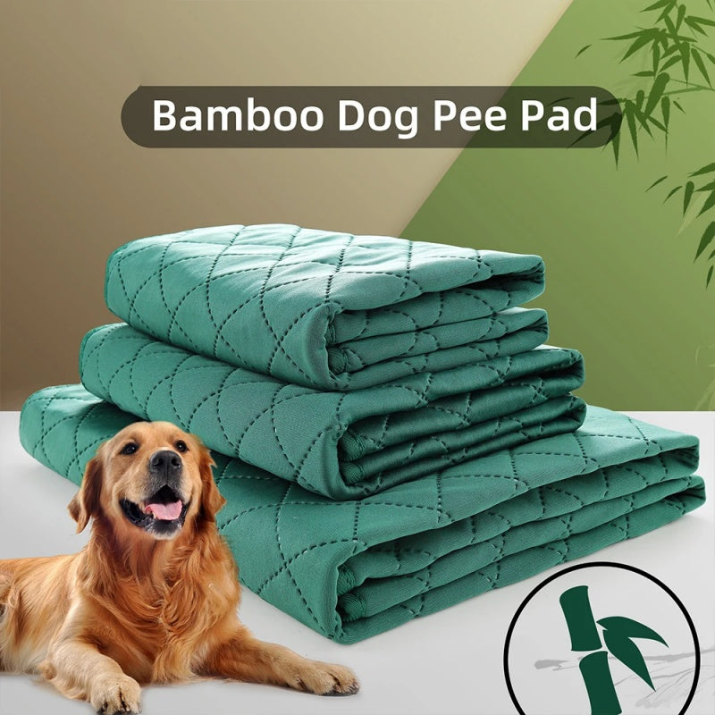 Dog Mats Of Bamboo Fiber Non slip Washable Dog Pee Pad ,ECO Friendly Absorbent Pad for Dogs