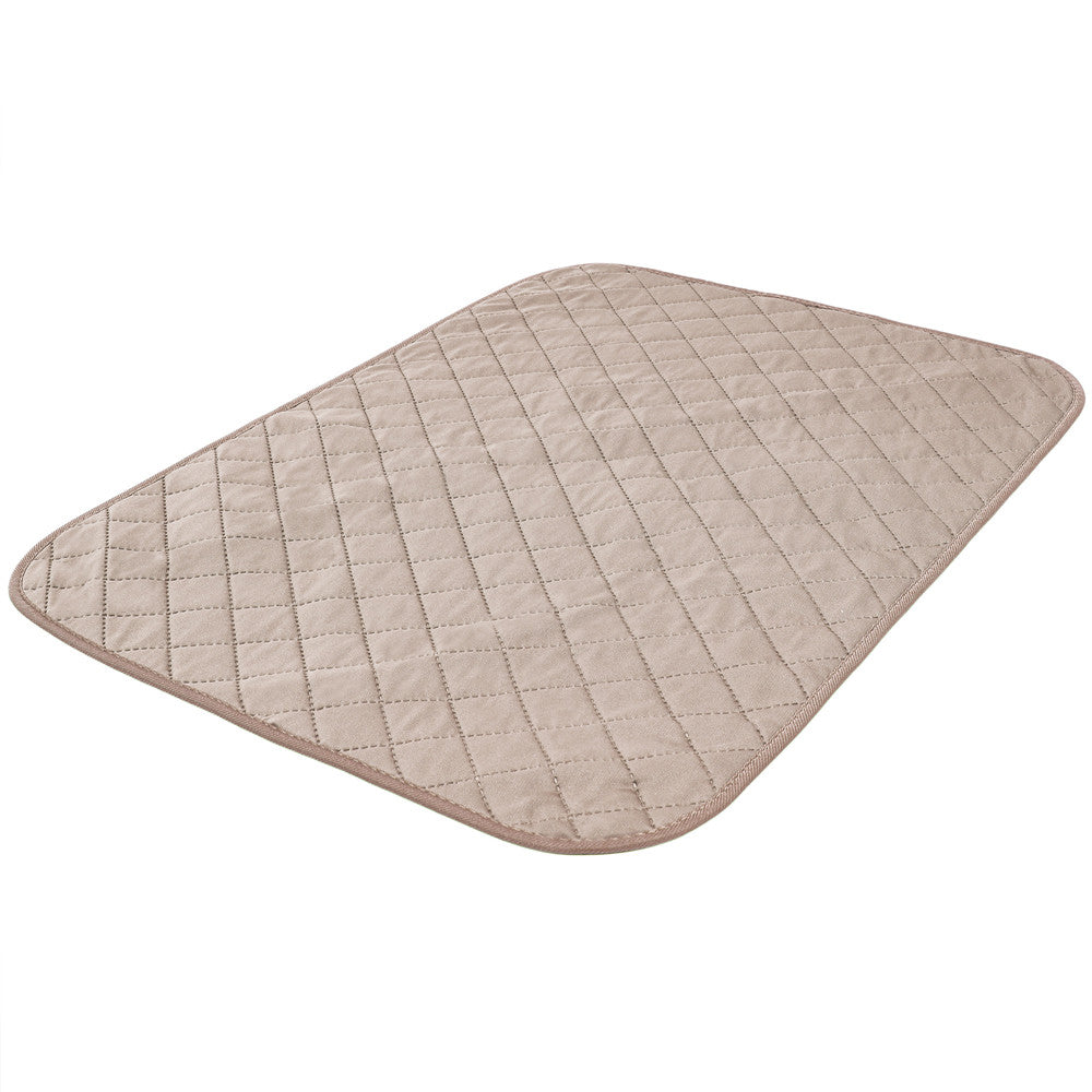 Dog Mats Of Bamboo Fiber Non slip Washable Dog Pee Pad ,ECO Friendly Absorbent Pad for Dogs