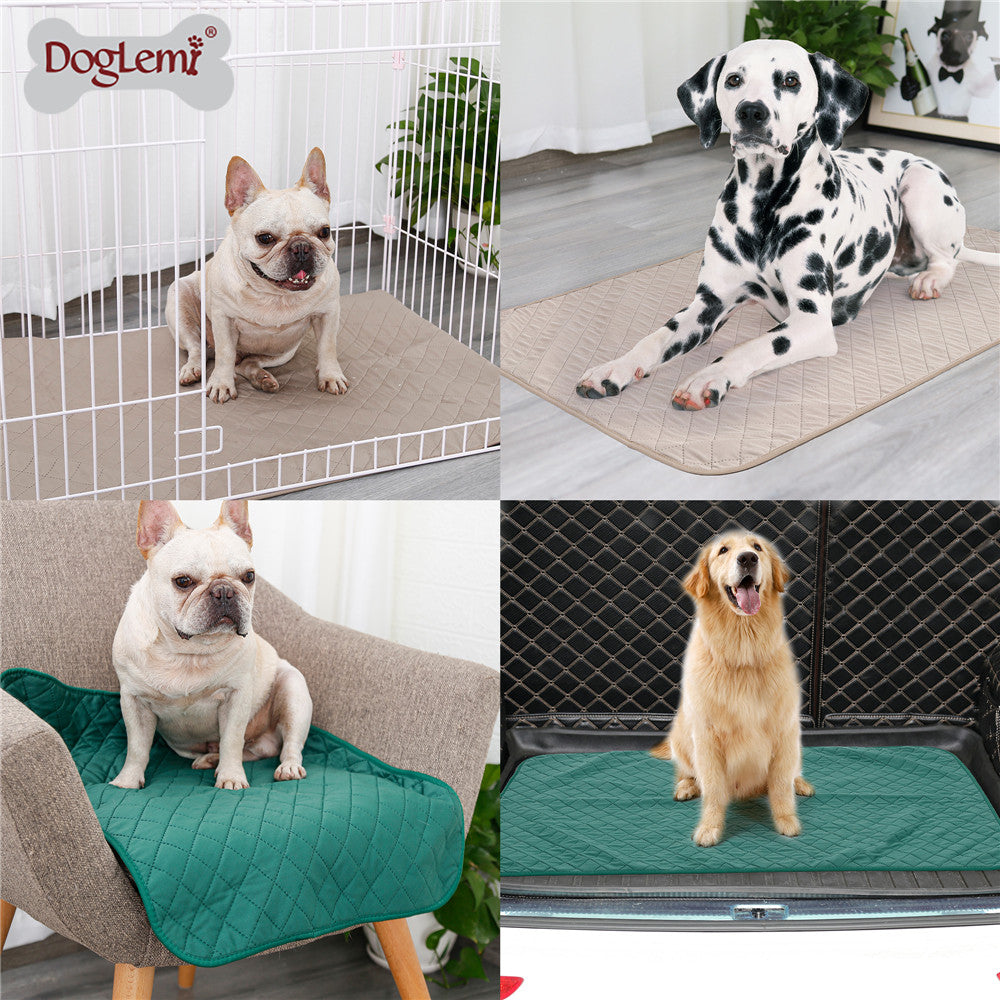 Dog Mats Of Bamboo Fiber Non slip Washable Dog Pee Pad ,ECO Friendly Absorbent Pad for Dogs