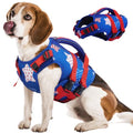 Dog Life Jacket High Flotation Dog Life Vest With Reflective & Rescue Handle For Swimming Boating