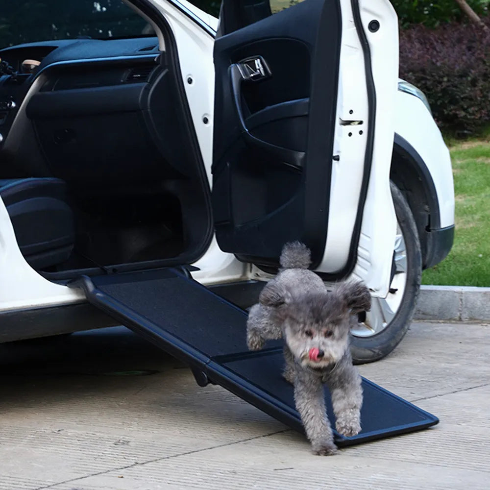 Foldable Dog Stairs for Car Front Seat