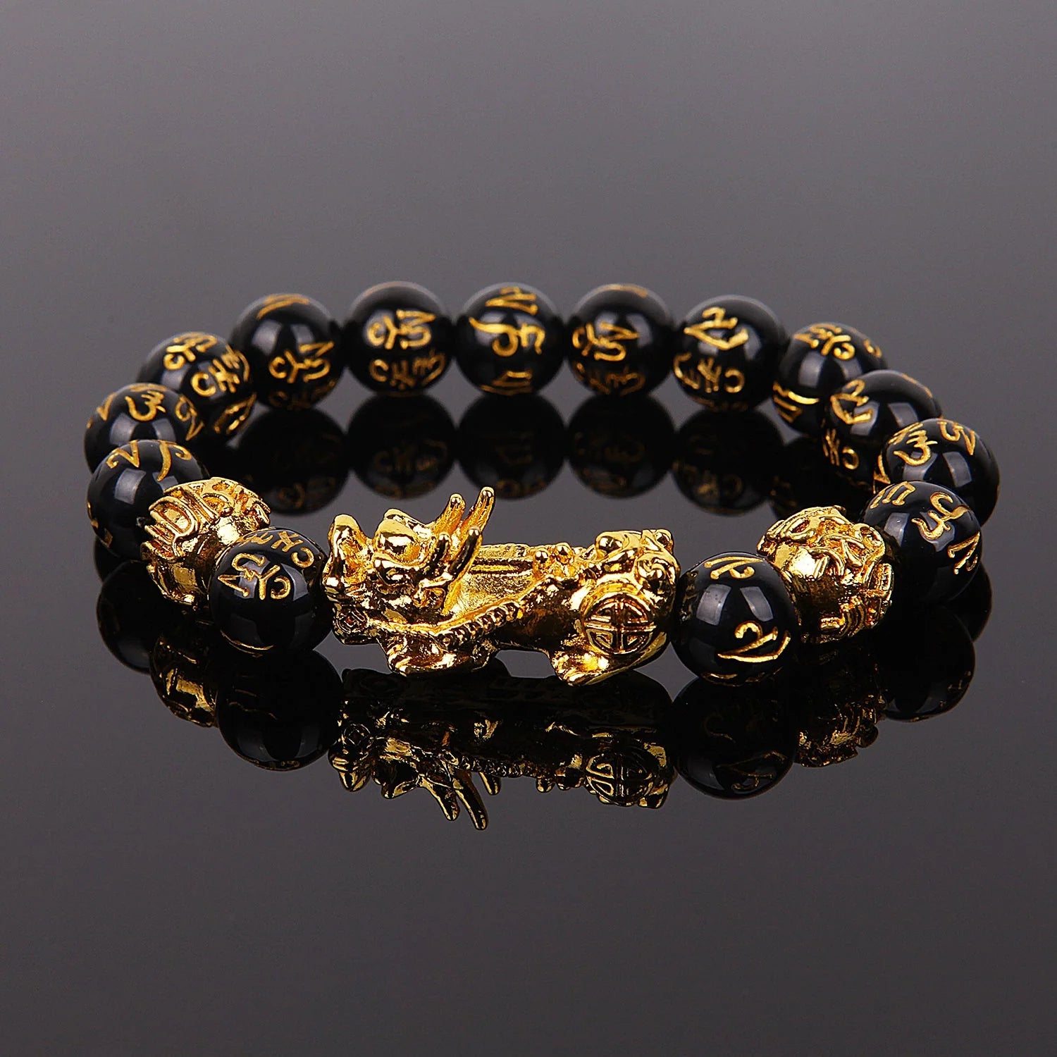Pixiu Obsidian Bracelet