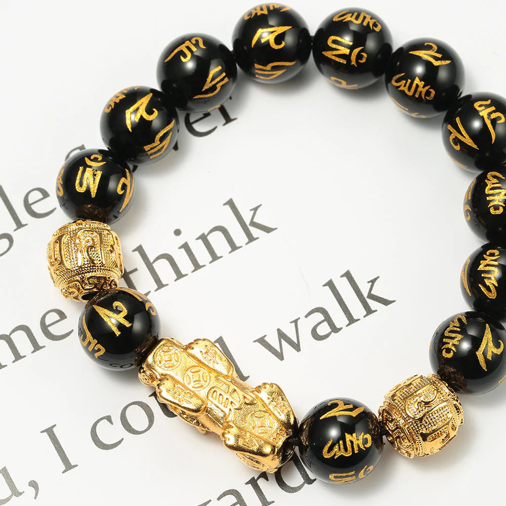 Pixiu Obsidian Bracelet
