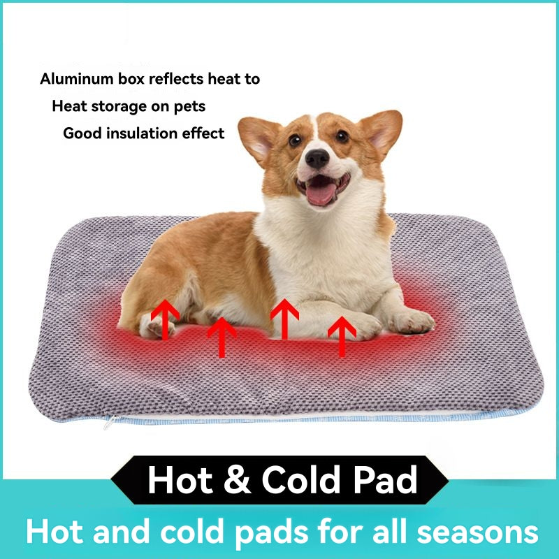 Pet Dog Cooling Gel Pad Ice Silk Mat with Extended Cooling Time