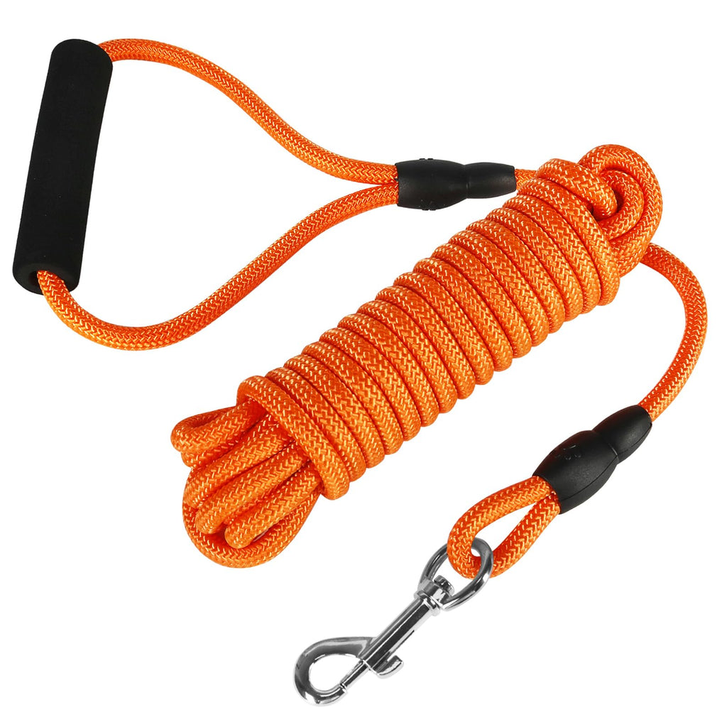 Long Dog Leash Floating Dog Training Leash With Comfortable Handle For Outside Hiking Swimming