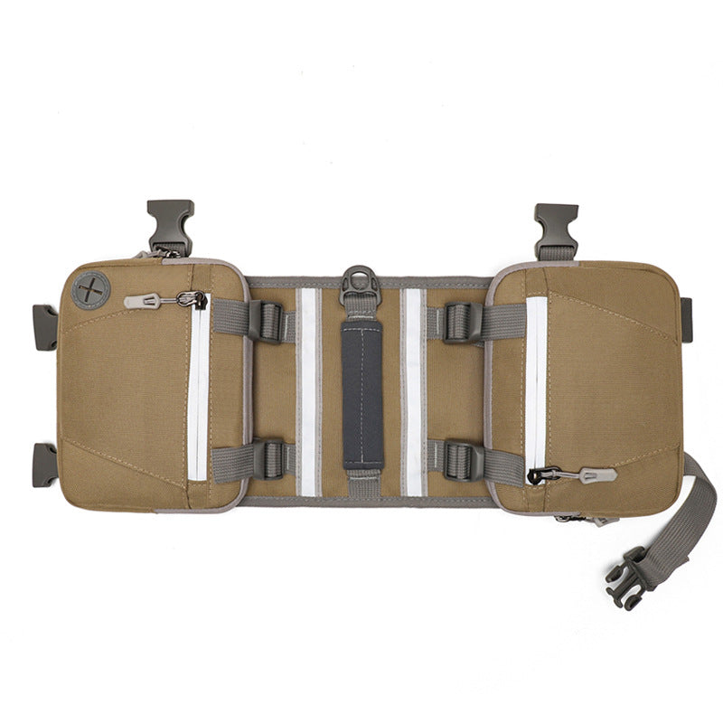 Outdoor Dog Backpack Dog Harness Adjustable Waterproof Reflective Hiking Dog Saddlebag Backpack