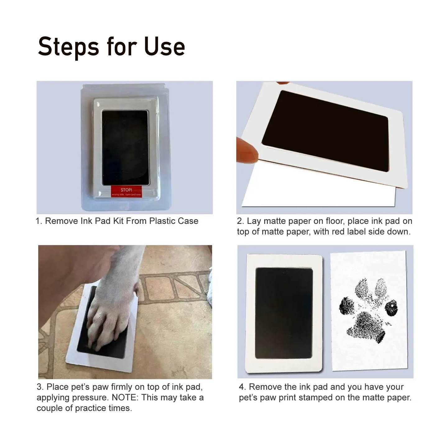 Dog Paw Print Kit
