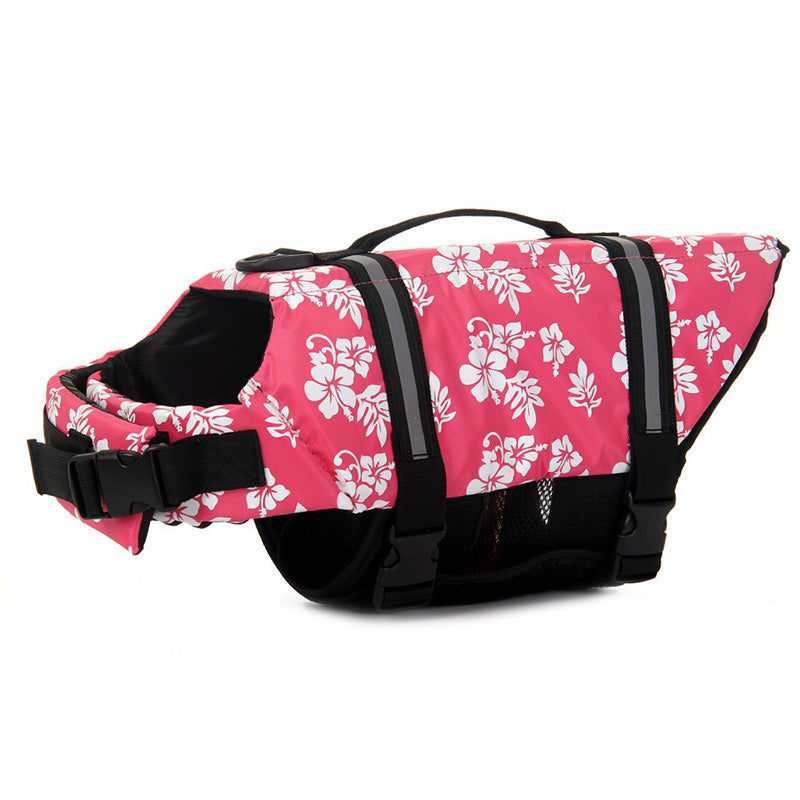 Pet Dog Swimming Swimsuit Adjustable Reflective Waterproof  Protective Dog Life Jacket Vest