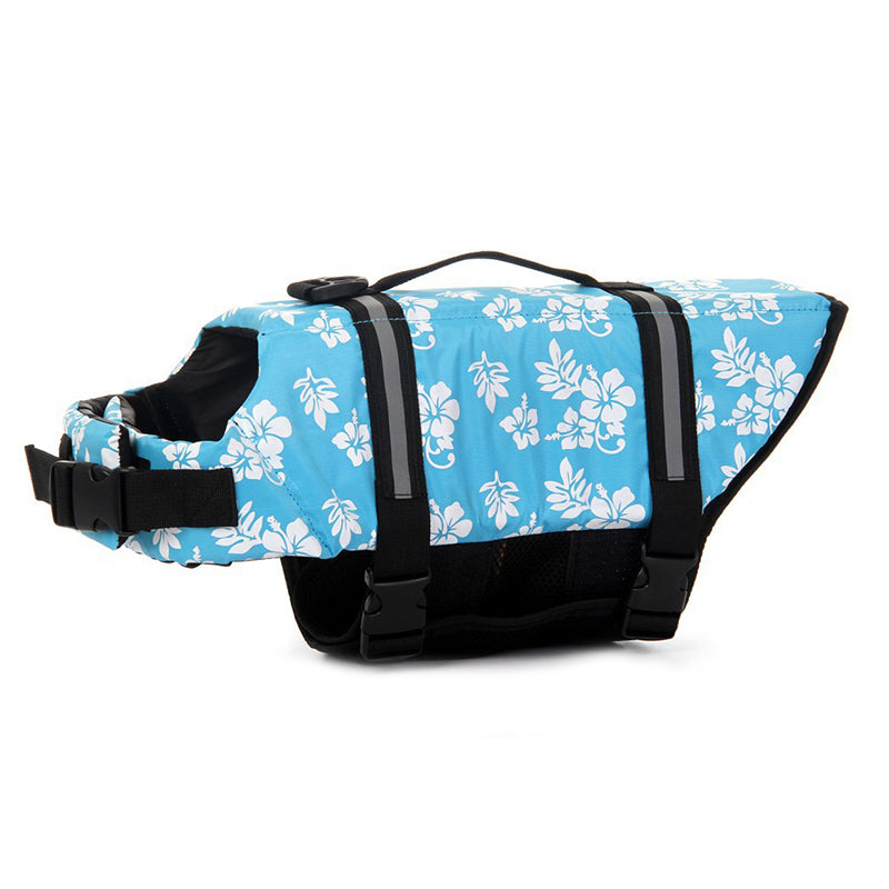 Pet Dog Swimming Swimsuit Adjustable Reflective Waterproof  Protective Dog Life Jacket Vest