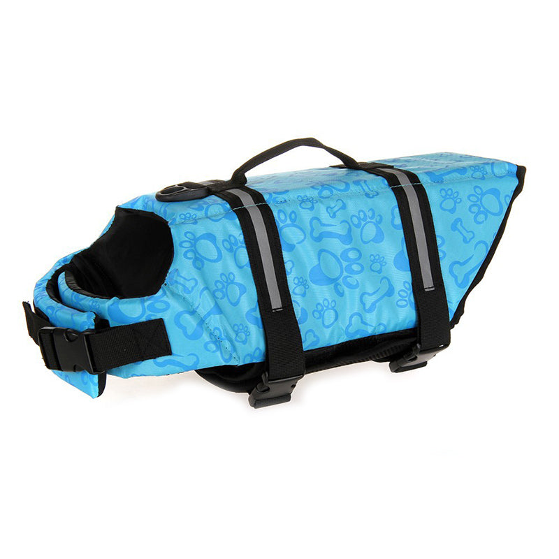 Pet Dog Swimming Swimsuit Adjustable Reflective Waterproof  Protective Dog Life Jacket Vest