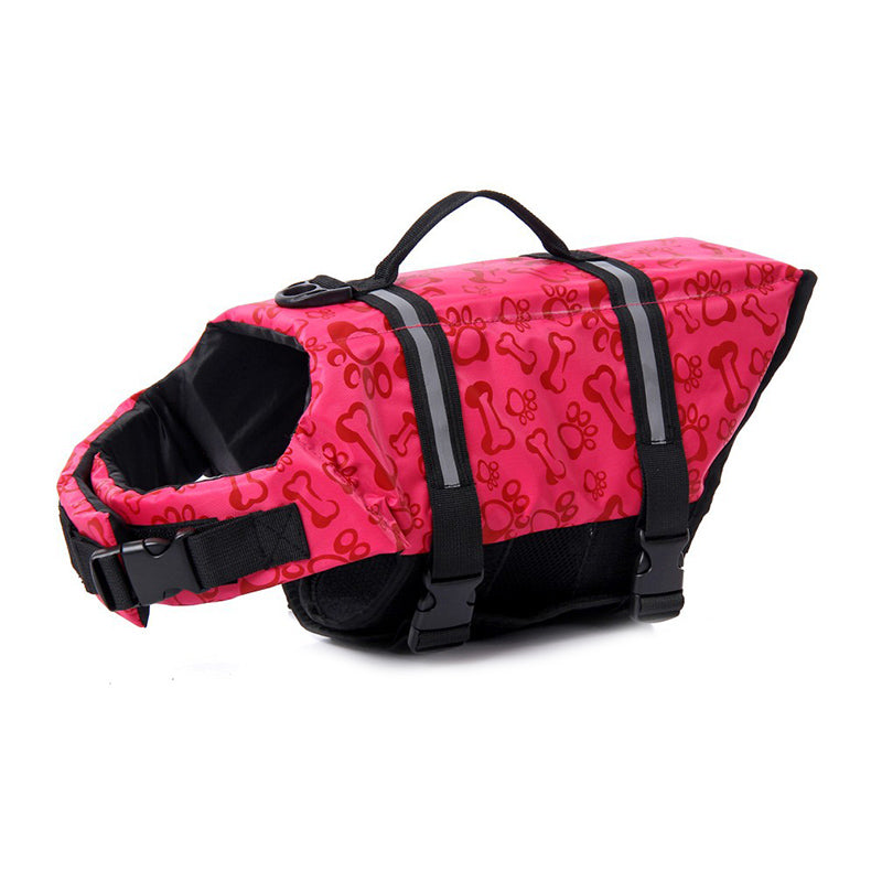 Pet Dog Swimming Swimsuit Adjustable Reflective Waterproof  Protective Dog Life Jacket Vest