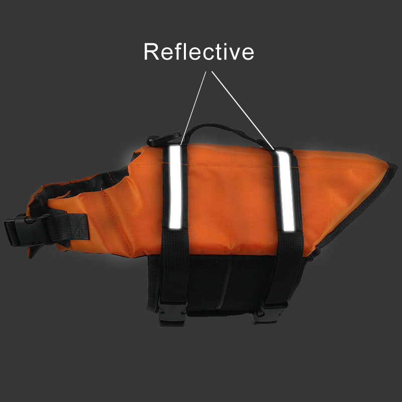 Pet Dog Swimming Swimsuit Adjustable Reflective Waterproof  Protective Dog Life Jacket Vest