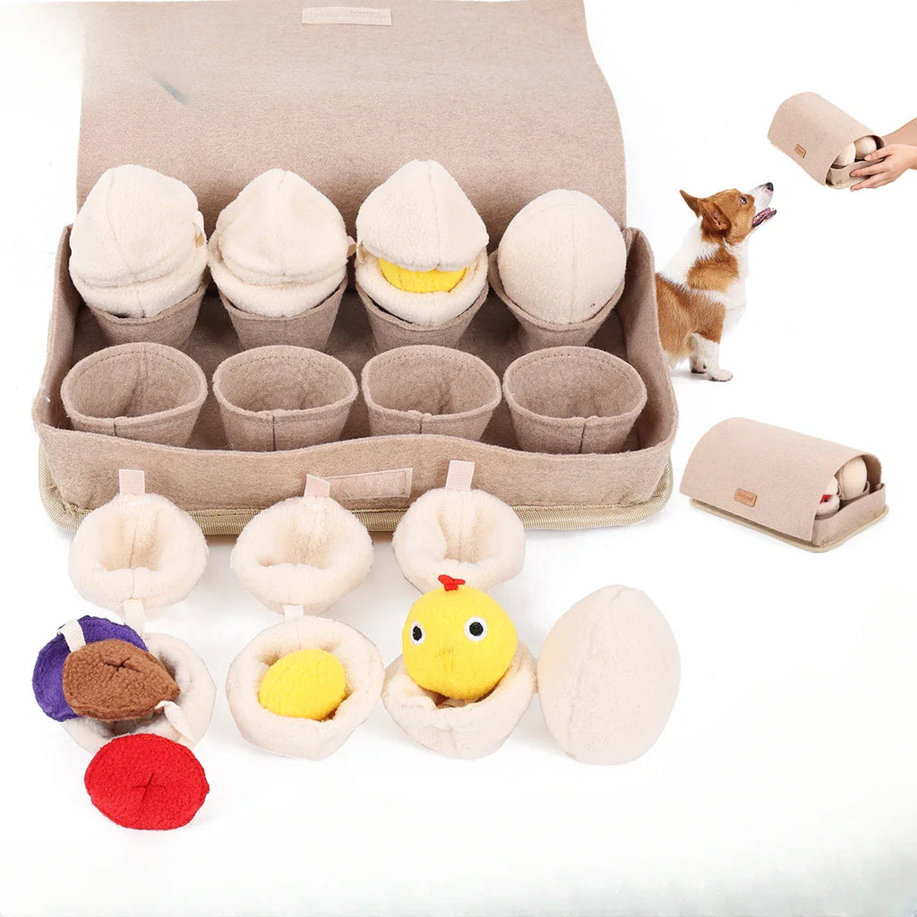 Pet Dog Toy Egg Blind Box Sniffing Dog Toy Dogs Slow Feeding Mat