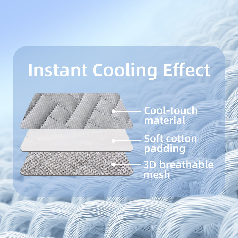 Pet Mat Soft & Washable Cooling Summer Mat For Pet Stroller